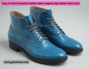 Easy to Paint Smooth leather takes angelus dye better than AJ1s