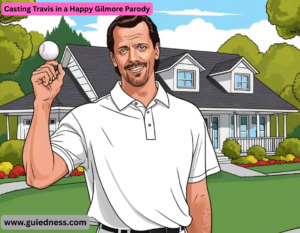Casting Travis in a Happy Gilmore Parody