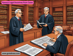 Famous Legal Doctrines from Cases