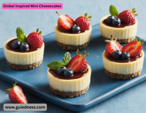 Global Inspired Mini Cheesecakes