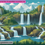 The varied list of waterfalls mountains etc