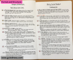 Format and Structure: