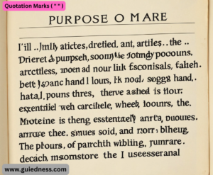 Quotation Marks ( " " )