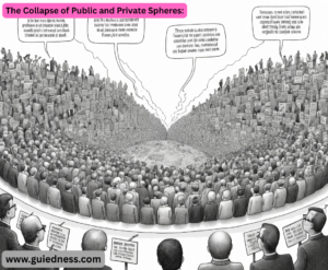 The Collapse of Public and Private Spheres: